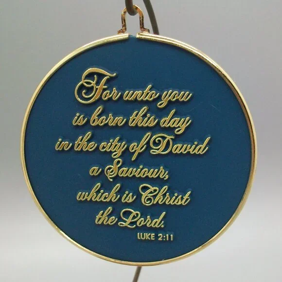 Hallmark Keepsake Cameo Ornament 1989 The First Christmas - Picture 2 of 4